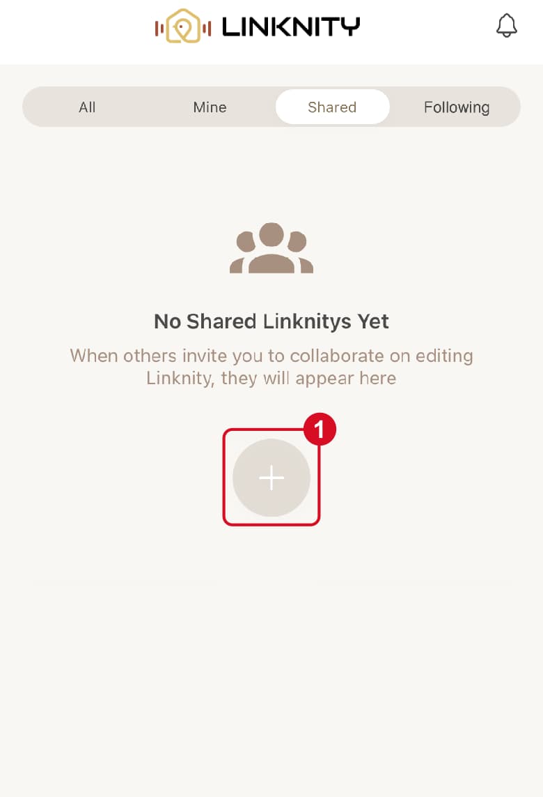 Tap the plus button